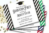 Graduation Invitation Printing Black and White Graduation Invitation Graduation Invite