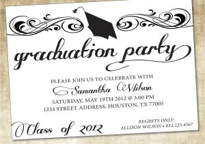 Graduation Invitation Words Graduation Party Invitations Graduation Party