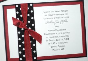 Graduation Invitations Ideas Homemade Diy High School Graduation Announcements Wedding