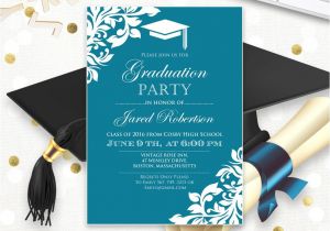 Graduation Invites Walmart Graduation Party Invitation Template Graduation Party