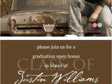 Graduation Open House Invites Simply Classic Custom Photo Graduation Open House