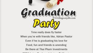 Graduation Party Invitation Text Graduation Party Invitation Wording Wordings and Messages