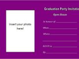 Graduation Party Invitations Word Templates Graduation Party Invitation Template