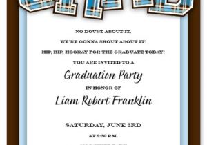Graduation Party Invite Wording 10 Best Images Of Barbecue Graduation Party Invitations