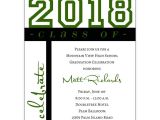 Graduation Wording for Invites Class Of Celebration Green Graduation Invitations Paperstyle