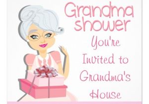 Grandma Baby Shower Invitations Personalized Grandma Invitations