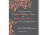 Gray and Coral Wedding Invitations 1000 Ideas About Coral Wedding Invitations On Pinterest