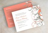 Gray and Coral Wedding Invitations Coral and Gray Wedding Invitations Coral and Grey Wedding