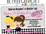 Grease Party Invites 795 Diy 1950 39 S Grease Style Party Invitation or Thank