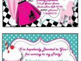Grease Party Invites Grease 50s Personalized Invitation Thank You Card and