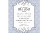 Great Gatsby Bridal Shower Invitations Art Deco Bridal Shower Great Gatsby Style 5×7 Paper