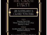Great Gatsby Holiday Party Invitations Great Gatsby Party Invitation Template Cimvitation