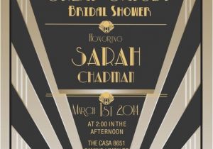 Great Gatsby Party Invitation Wording Items Similar to Great Gatsby Invitations Gatsby Style