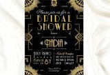 Great Gatsby themed Bridal Shower Invitations the Great Gatsby theme Bridal Shower Invitation