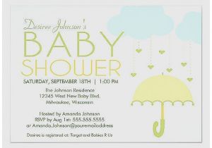 Green and Yellow Baby Shower Invitations Baby Shower Invitation Awesome Green and Yellow Baby