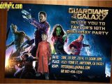 Guardians Of the Galaxy Birthday Invitation Template Guardians Of the Galaxy Birthday Invitation Template
