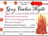 Guy Fawkes Party Invitations Guy Fawkes Night Party Invitation Rooftop Post Printables