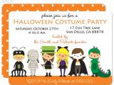 Halloween Birthday Party Custom Invitations Party Invitations Custom Party Invitations Cartoon Ideas