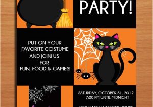 Halloween Birthday Party Invite Templates Halloween Party Invitation Ideas Festival Collections