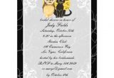 Halloween Bridal Shower Invitations Cat & Owl Halloween Bridal Shower Invitation 4 25" X 5 5