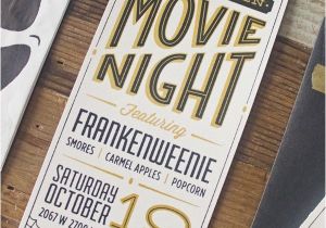 Halloween Movie Party Invitations 9 Best Images About Movie Night event Poster On Pinterest