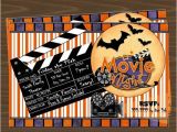Halloween Movie Party Invitations Halloween Movie Night Invitation Movie Madness