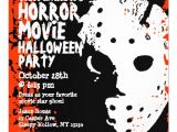 Halloween Movie Party Invitations Horror Movie Halloween Party Invitation