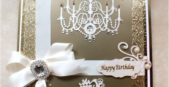 Handmade 50th Birthday Invitations Bespoke Luxury Handmade 50th Birthday Card