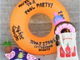 Handmade Pool Party Invitation Ideas Diy Pool Party Float Invitation Let S Mingle Blog