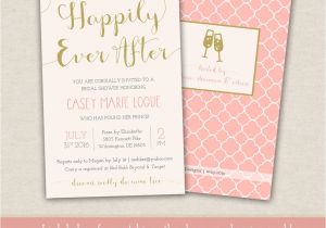 Happily Ever after Bridal Shower Invitations Happily Ever after Bridal Shower Invitation by Mbdotdesigns