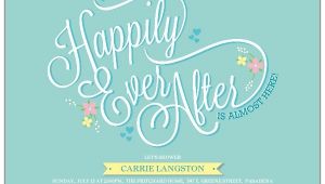 Happily Ever after Bridal Shower Invitations Happily Ever after Bridal Shower Invitations