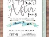Happily Ever after Bridal Shower Invitations Happily Ever after Invitation Boho Wedding Shower Invitation