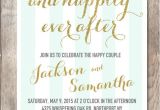 Happily Ever after Party Invitations Engagement Party Invitation Printable Engagement Party