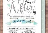 Happily Ever after Party Invitations Happily Ever after Invitation Boho Wedding Shower