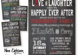 Happily Ever after Party Invitations Items Similar to Love Laughter before Happily Ever after