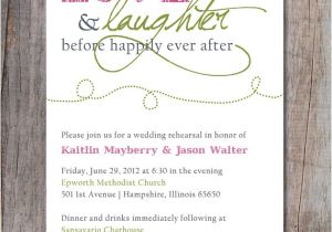 Happily Ever after Party Invitations Items Similar to Rehearsal Dinner Invitation Happily