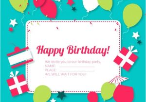 Happy Birthday Invitation Template 17 Best Images About Party On Pinterest Graphics