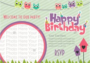 Happy Birthday Invitation Template 30 Beautiful Kids Birthday Invitations Psd Eps Ai