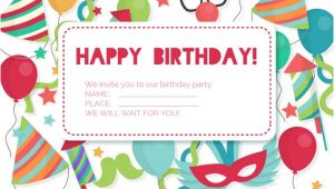 Happy Birthday Invitation Template 83 Birthday Invitations Word Psd Ai Eps Free