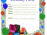 Happy Birthday Invitation Template Happy Birthday Invites Templates