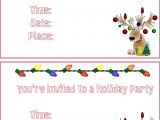 Happy Holidays Party Invitation Printable Christmas Party Invitation Happy Holidays