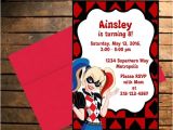 Harley Quinn Birthday Invitation Template Free Printable Harley Quinn Birthday Invitations