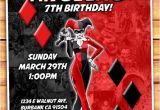 Harley Quinn Birthday Invitations 1000 Images About Suicide Squad Party Ideas On Pinterest