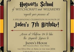 Harry Potter Birthday Invitation Template Harry Potter Birthday Invitation by Lifeonpurpose On Etsy