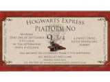 Harry Potter Birthday Invitation Template Hogwarts Harry Potter Printable Invitation by Catsmeowddesigns