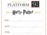 Harry Potter Birthday Invitations Printable Free Printable Harry Potter Invitation Pdf