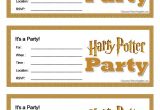 Harry Potter Birthday Invites Free Printables 9 Best Of Harry Potter Invitation Printables Free