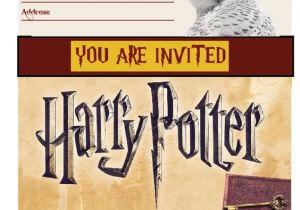 Harry Potter Birthday Invites Free Printables Harry Potter Invitations