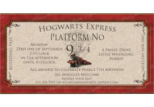 Harry Potter Birthday Invites Free Printables Hogwarts Harry Potter Printable Invitation by Catsmeowddesigns
