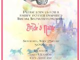 Harry Potter Bridal Shower Invitations Harry Potter Bridal Shower Invitation